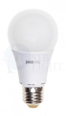 Лампа светодиодная LED 11w E27 холодный матовый груша Jazzway 1033222