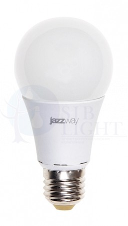 Лампа светодиодная LED 11w E27 холодный матовый груша Jazzway 1033222