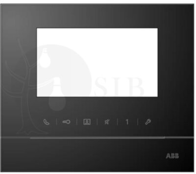 Рамка для абонентского устройства 4,3, черный ABB 52311FC-B