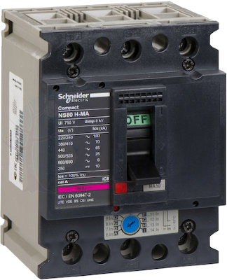 АВТ.ВЫКЛ. COMPACT NS80H MA50 3П3T Schneider Electric 28101
