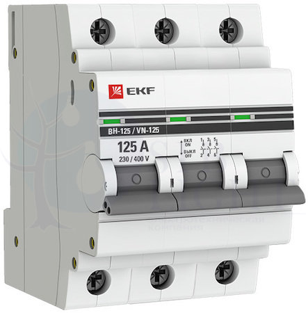 Выключатель нагрузки 3P 125А ВН-125 PROxima EKF SL125-3-125-pro