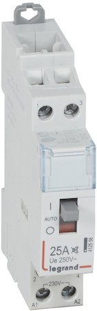 CX3 Контактор 230V 2НО 25А б/ш.руч. Legrand 412558