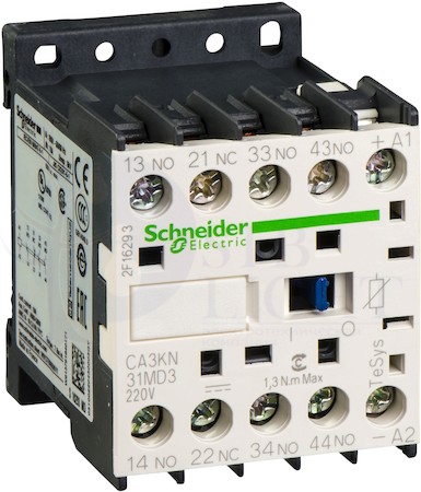 ПРОМЕЖУТОЧНОЕ РЕЛЕ 4НО, ЦЕПЬ УПРАВЛЕНИЯ 220 В DC Schneider Electric CA3KN40MD3