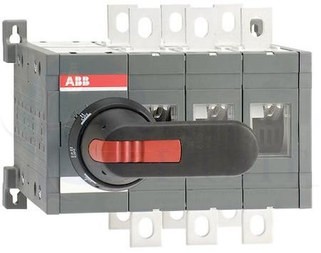 Рубильник реверсивный OT315E03CLP (с ручкой) переключение без разрыва тока ABB 1SCA108630R1001