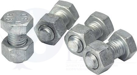 КОМПЛЕКТ 4Х(БОЛТ М12Х25 С ГАЙКОЙ) ГОР.ОЦ Schneider Electric 706415