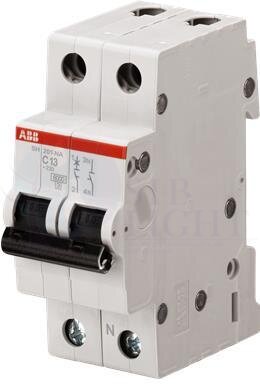 Автомат 1P+N 40А SH200 (6 кА, C) ABB 2CDS211103R0404