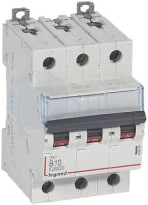 Автомат 3P 10А DX3 (16 кА, B) Legrand 408989