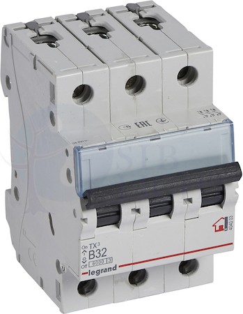 Автомат 3P 32А TX3 (6 кА, B) Legrand 404003