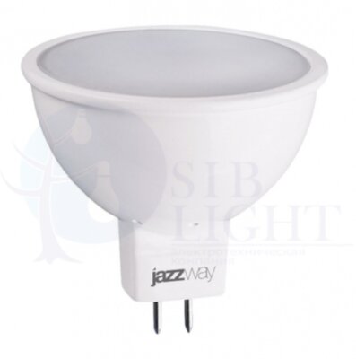 Лампа светодиодная PLED-ECO-JCDR 5Вт 3000К тепл. бел. GU5.3 400лм 220-240В 469060 Jazzway 1037077