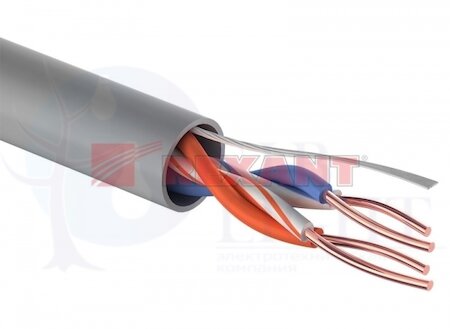 Кабель UTP 2х2х24AWG кат.5е медь 305м (м) REXANT 01-0023