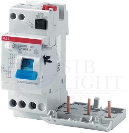 Блок.диф.тока 2мод. DDA203 AC-40/0,03 ABB 2CSB203001R1400