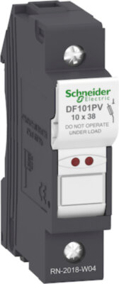 РАЗЪЕДИНИТЕЛЬ-ПРЕДОХРАНИТЕЛЬ 32A.1000В DC.1Р.10Х38 Schneider Electric DF101PV