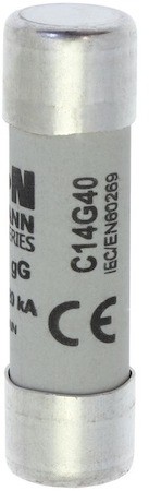 Предохранитель цилиндрический 14х51 40A GG 500В AC, C14G40 EATON C14G40