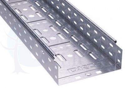 Лоток перфорированный 300х100 L 3000, цинк-ламельный DKC ДКС 35344ZL
