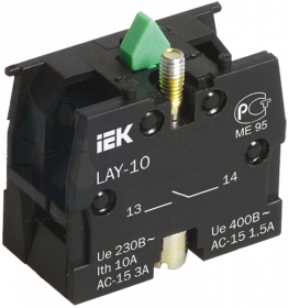 Контактный блок 1з для серии LAY5 IEK