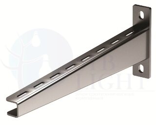 Усиленная консоль 600мм тяжелая, нержавеющая DKC ДКС BBH7060INOX