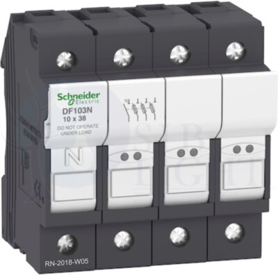 РАЗЪЕДИНИТЕЛЬ-ПРЕДОХРАНИТЕЛЬ 32A.3P+N.10Х38 Schneider Electric DF103N