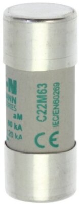Предохранитель цилиндрический 22х58 63A AM 690В AC, C22M63 EATON C22M63