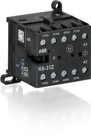 Миниконтактор K6-31-Z 3A (400В AC3) катушка 110В АС ABB GJH1211001R8314