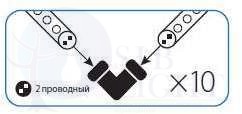 Коннектор "L" образный для Дюралайта 2W 13мм Космос KOC-DL-2W13-CL КОСМОС KOC-DL-2W13-CL