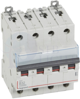 Автомат 4P 32А DX3 (16 кА, B) Legrand 409068