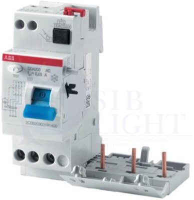 Блок.диф.тока 2мод. DDA203 AC-40/0,3 ABB 2CSB203001R3400