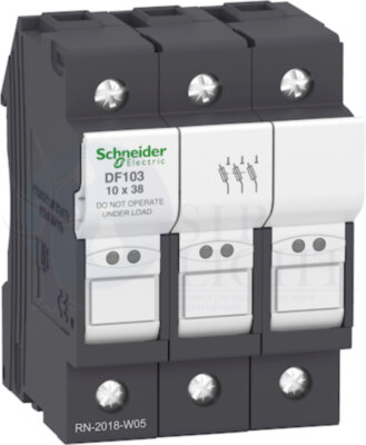 РАЗЪЕДИНИТЕЛЬ-ПРЕДОХРАНИТЕЛЬ 32A.3P.10Х38 Schneider Electric DF103