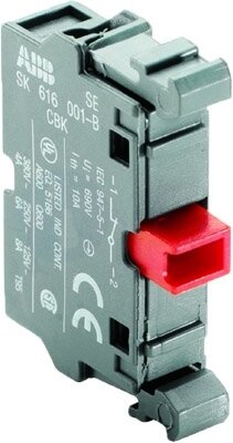 Контактный блок MCB-01G фронтального монтажа 1НЗ (поолоч) ABB 1SFA611610R1110