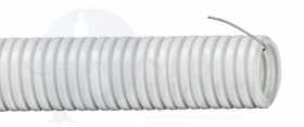 Труба гофрированная ПВХ d=16мм с зондом (25м) IEK