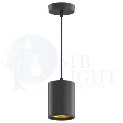 LED светильник накладной (подвесной) HD042 12W (черный/золото) 4100K 79*100мм 1/20