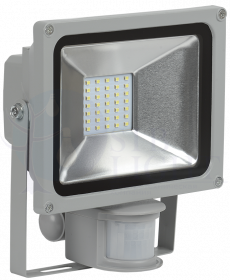Прожектор светодиодный СДО 05-20Д (детектор) SMD IP44 серый IEK