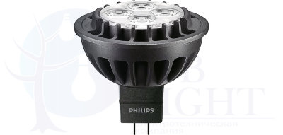 Светодиодная лампа Philips GU5.3 7W = 35W теплый свет диммируемая Master арт. 929001153132