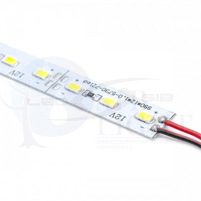 Светодиодная линейка LS SMD 5730/72 LED, MAX 16W, 990х12х2мм, 12V, IP33, 2880 Lm